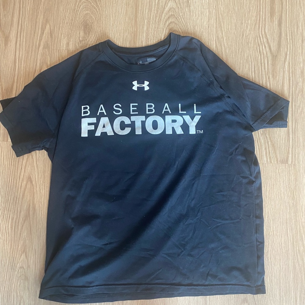 Black Under Armour Baseball Factory Tee